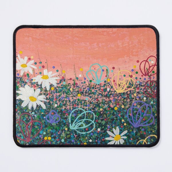 Item preview, Wildflower Disco Disco - Semi abstract floral painting designed and sold by NavySloth-Art.