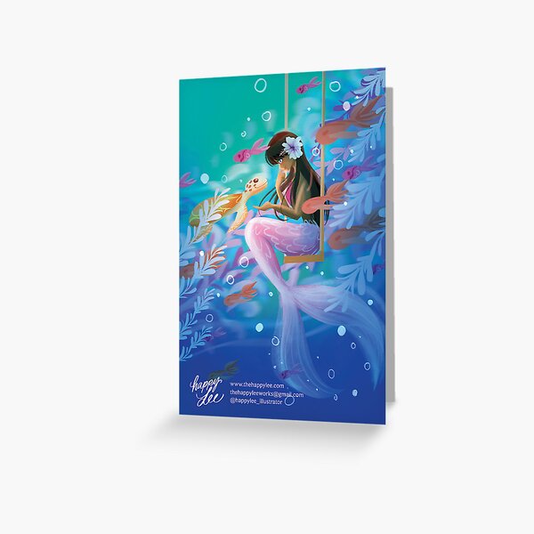 Item preview, Caribbean Mermaid’s Gentle Solitude designed and sold by Happy Lee.