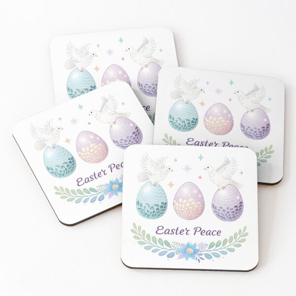 Item preview, Easter Peace Dove Eggs Pastel Spring Celebration T-Shirt designed and sold by AnnDesignStudio.