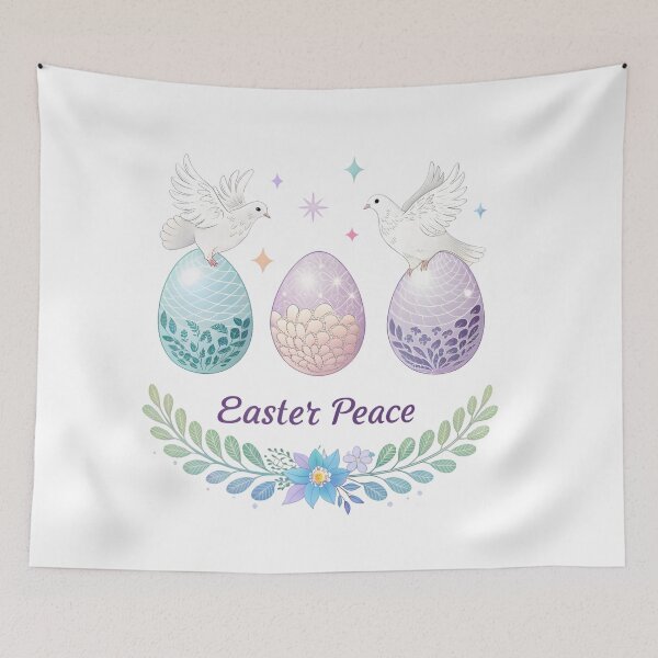 Item preview, Easter Peace Dove Eggs Pastel Spring Celebration T-Shirt designed and sold by AnnDesignStudio.