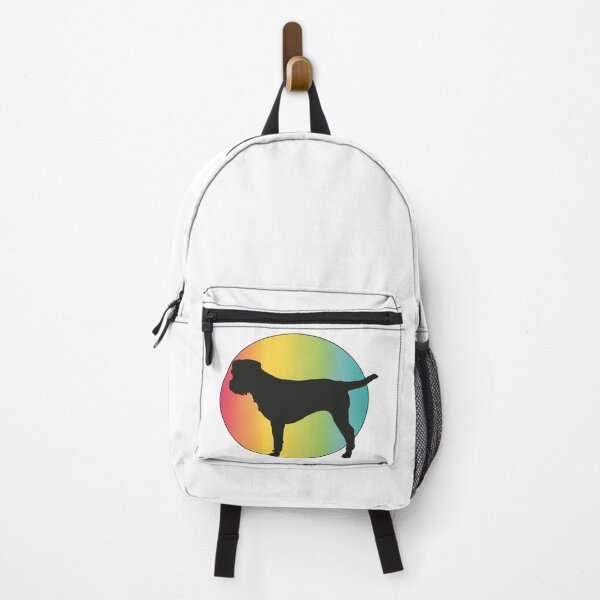 Item preview, Border Terrier Dog Pride Silhouette - Rainbow Gradient designed and sold by MoePark.