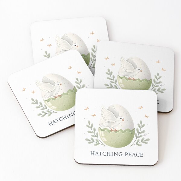 Item preview, Hatching Peace Easter Dove Egg Digital Design 2025 designed and sold by AnnDesignStudio.