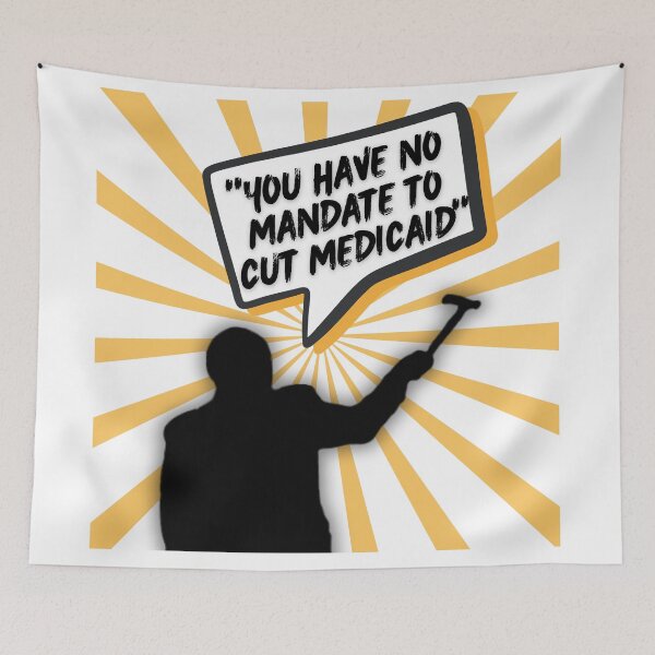 Item preview, You Have No Mandate To Cut Medicaid Congressman Al Green Politics designed and sold by rosaliemillen.