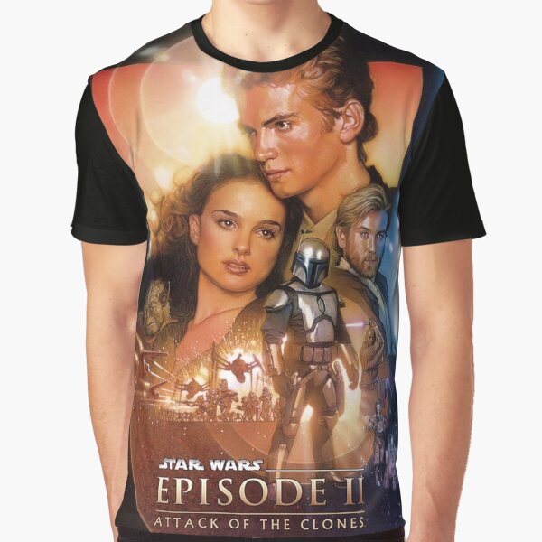 Vista previa del artículo con la obra «Star Wars Episodio II El ataque de los clones», diseñado y vendido por socrazy3.