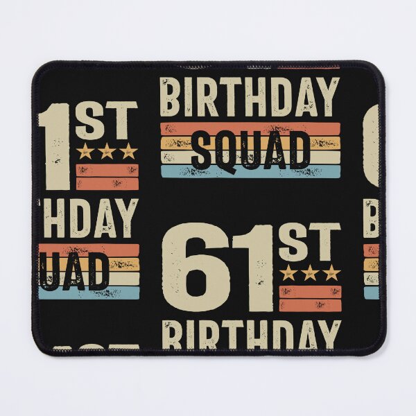 Item preview, 61st Birthday Squad Men Women Retro designed and sold by cidolopez.