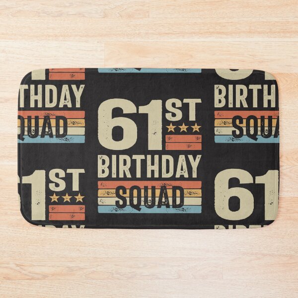 Item preview, 61st Birthday Squad Men Women Retro designed and sold by cidolopez.