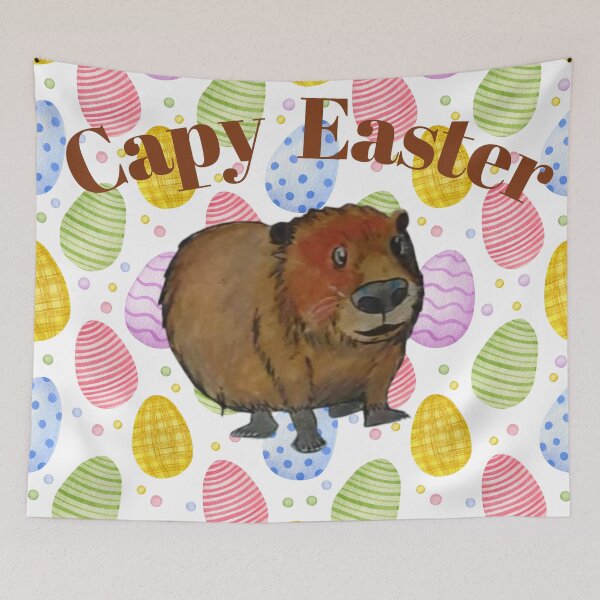 Item preview, Capybara Easter Eggs - Cute Capy Easter designed and sold by Vero De.