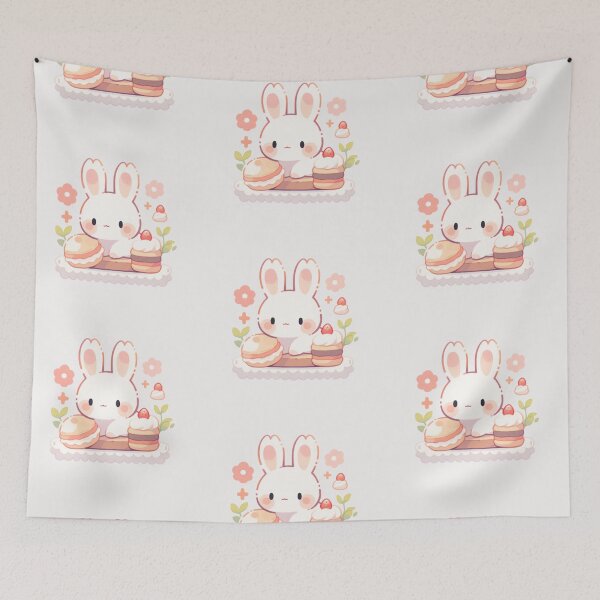 Item preview, Kawaii sweet tooth bunny designed and sold by MendaciousMina.