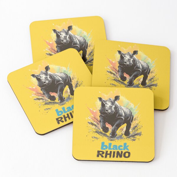 Item preview, Black Rhino Running designed and sold by AlchemyColor.