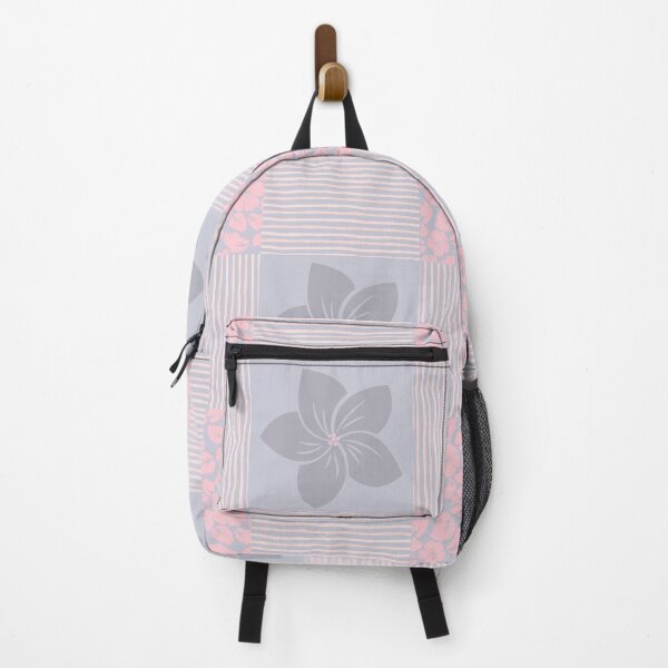 Item preview, Tropical Spring Patchwork Pattern in Purple and Pink designed and sold by Stickers by @molllyclare.