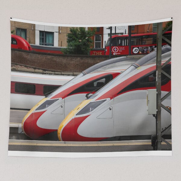 Item preview, Class 801's lined up at London King's Cross designed and sold by L-Rail-Merch.