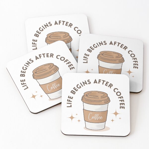 Item preview, Life begins after coffee designed and sold by Kkiturii.