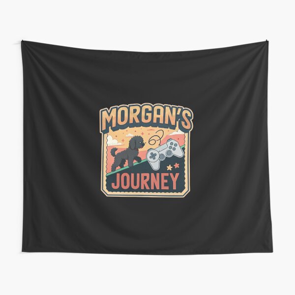 Item preview, Morgan's Journey - Retro Video Game designed and sold by Lucky Dog Merch.