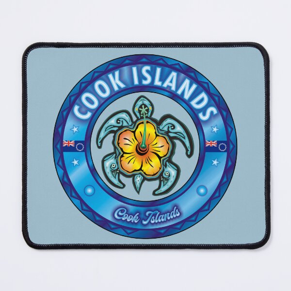 Item preview, Cook Islands sea turtle hibiscus designed and sold by studioss76.