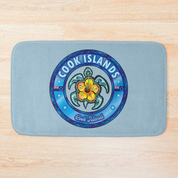 Item preview, Cook Islands sea turtle hibiscus designed and sold by studioss76.