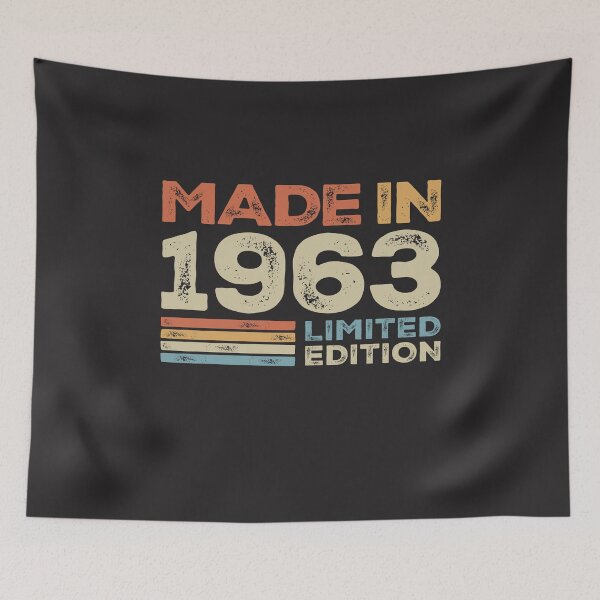 Item preview, Made In 1963 62nd Birthday Men Women Retro designed and sold by cidolopez.