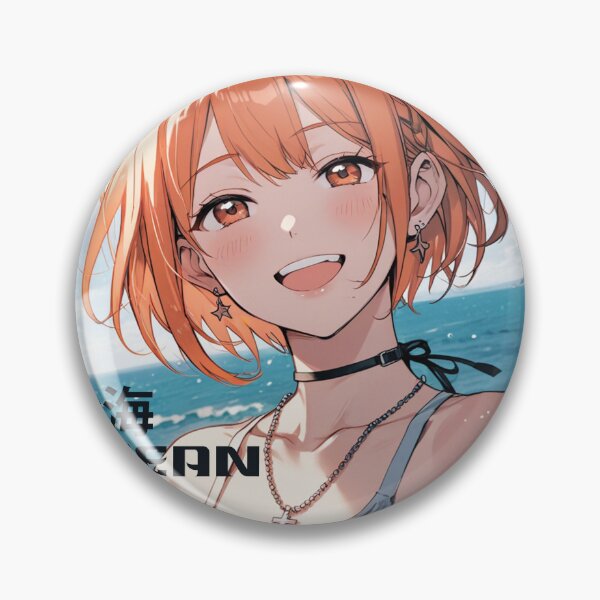 Item preview, Beautiful anime girl in the ocean, Benidorm designed and sold by anime-black.