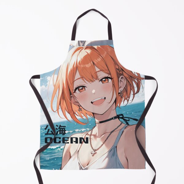 Item preview, Beautiful anime girl in the ocean, Benidorm designed and sold by anime-black.