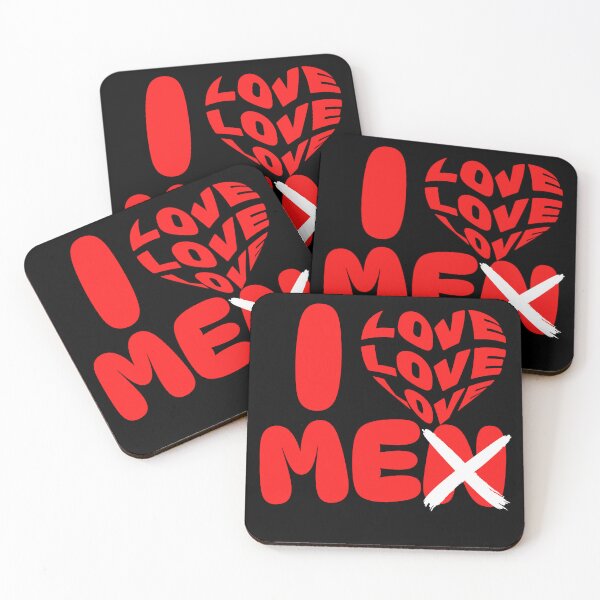 Item preview, I Love Me (Not Men) - Feminist Self-Love Statement designed and sold by Zuriel Hargrove.