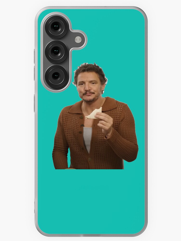 Thumbnail 1 of 4, Samsung Galaxy Phone Case, Pedro Pascal eats a sandwich... designed and sold by iamwickedz.