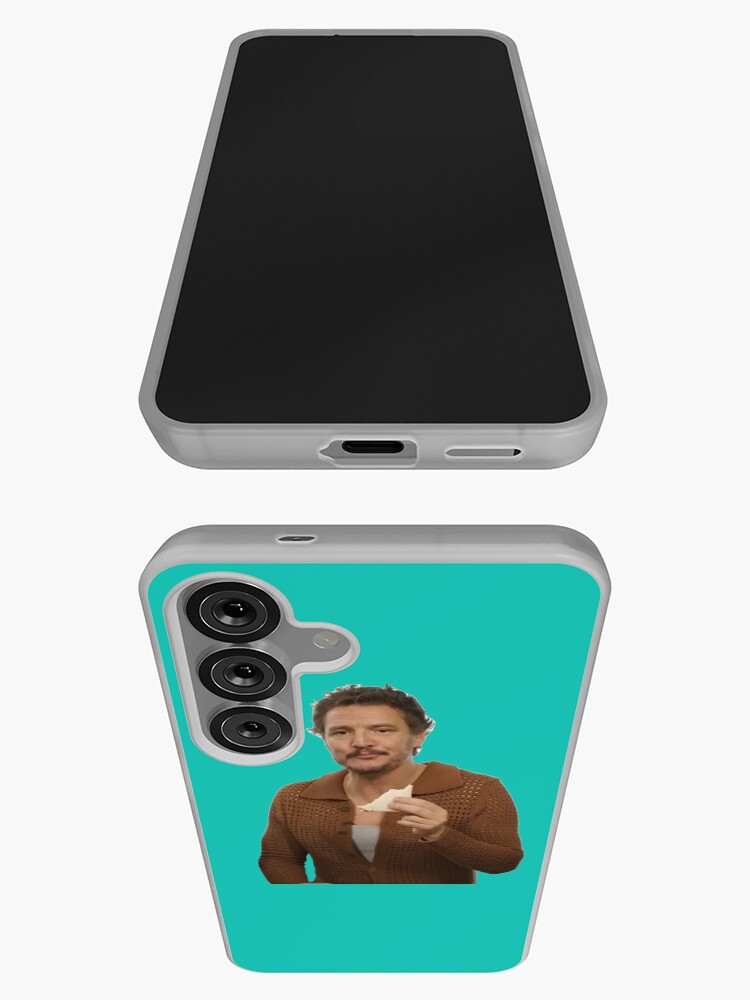 Thumbnail 3 of 4, Samsung Galaxy Phone Case, Pedro Pascal eats a sandwich... designed and sold by iamwickedz.