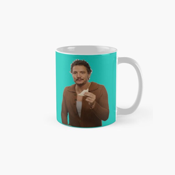 Vista previa del artículo con la obra «Pedro Pascal come un bocadillo...», diseñado y vendido por iamwickedz.