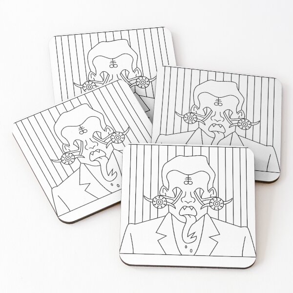 Item preview, Distorted authority with grotesque features and symbolic markings designed and sold by estebansequeira.