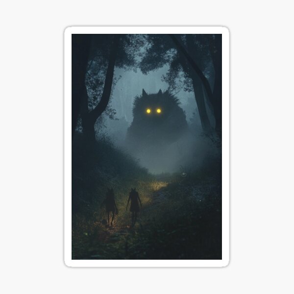 Item preview, Creepy Forest Creatures Scary Monsters Creature Art designed and sold by DreamSculptress.