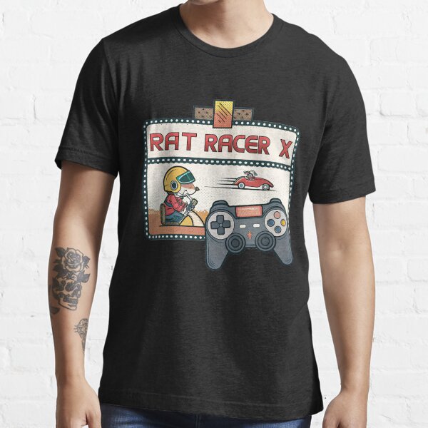 Item preview, Rat Racer X - Retro Video Game designed and sold by Lucky Dog Merch.