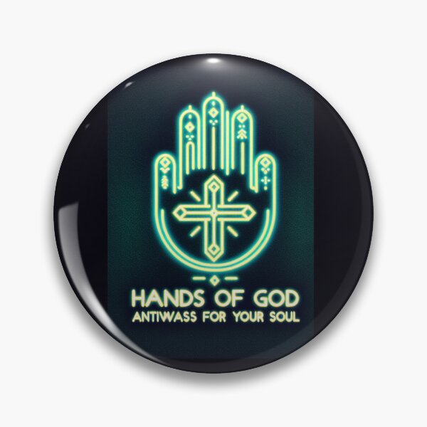 Item preview, Futuristic Hand of God (protective symbol). designed and sold by  ViralVisionsCreating .