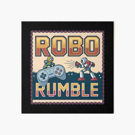 Artikel-Vorschau von Robo Rumble – Retro-Videospiel, designt und verkauft von Lucky Dog Merch.
