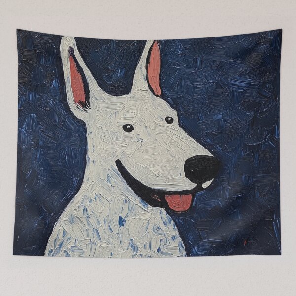 Item preview, Bull Terrier | Post-impressionist painting style designed and sold by ComicsFactory.