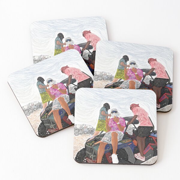 Item preview, Friends on a Beach designed and sold by Kaelian Kollective.