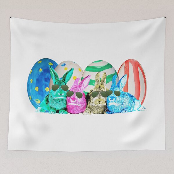 Item preview, Cool Easter Bunnies designed and sold by ImALuckyDog.