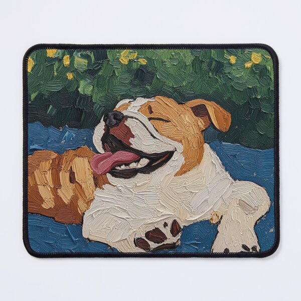 Item preview, Bulldog | Post-impressionist painting style designed and sold by ComicsFactory.