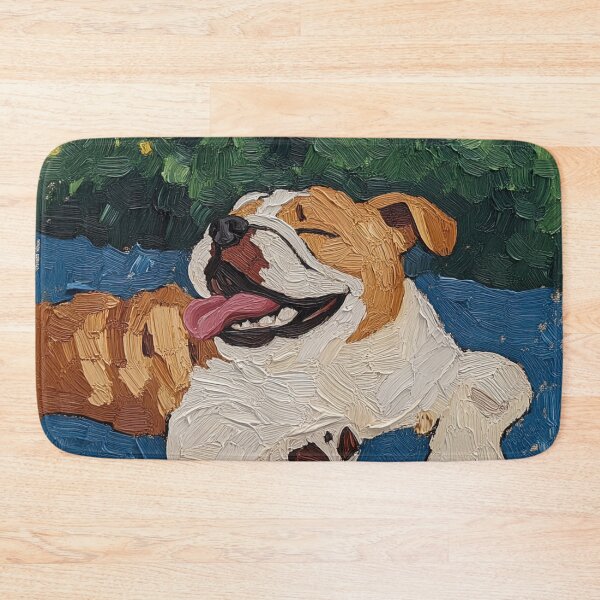Item preview, Bulldog | Post-impressionist painting style designed and sold by ComicsFactory.