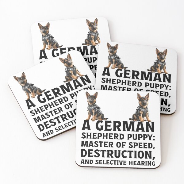 Item preview, Owner of cute pet German Shepherd Alsation puppy dog. designed and sold by Drone-tees.