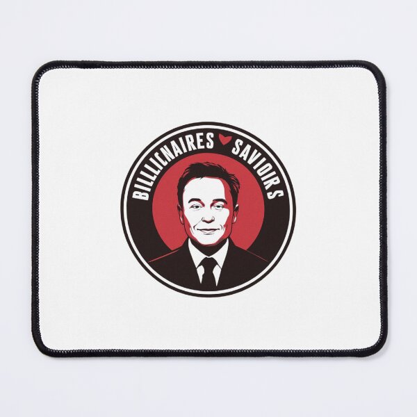 Item preview, Anti-Elon Round Club – Billionaires Are Not Saviors designed and sold by SanadDiab.