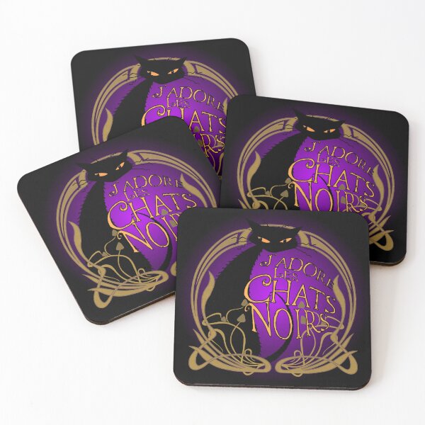 Item preview, J adore les chats noirs designed and sold by TalkingHerds.