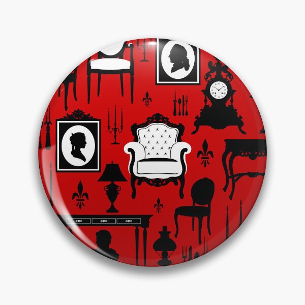 Item preview, haunted victorian mansion red vintage  designed and sold by Gossip Rag.