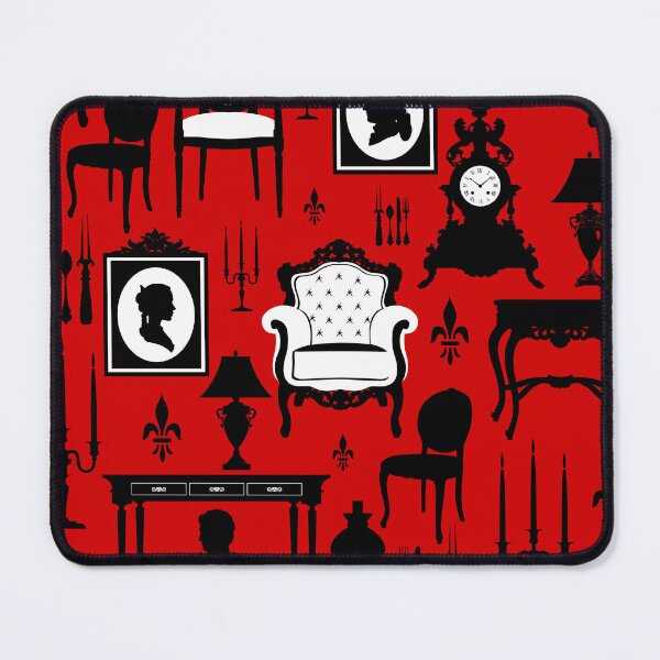 Item preview, haunted victorian mansion red vintage designed and sold by Gossip Rag.