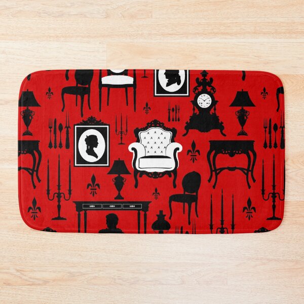 Item preview, haunted victorian mansion red vintage  designed and sold by Gossip Rag.