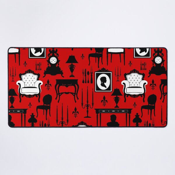 Item preview, haunted victorian mansion red vintage  designed and sold by Gossip Rag.