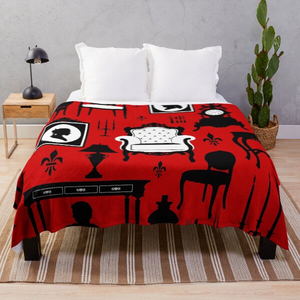 Item preview, haunted victorian mansion red vintage  designed and sold by Gossip Rag.