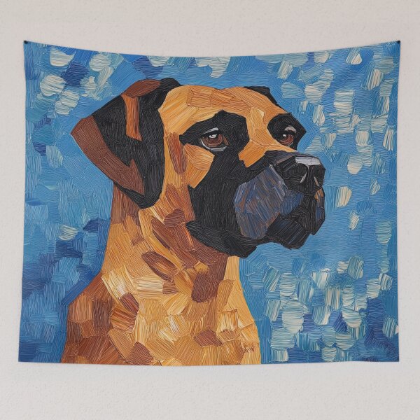 Item preview, Bullmastiff | Post-impressionist painting style designed and sold by ComicsFactory.