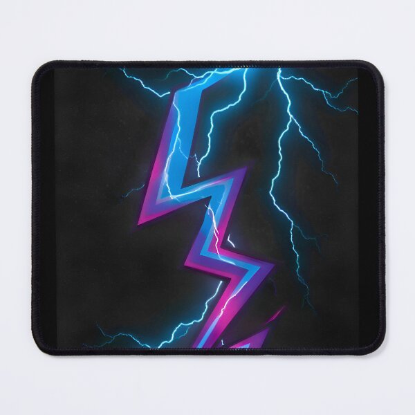 Item preview, Neon Thunderbolt in Electric Storm designed and sold by ZyloVibes.
