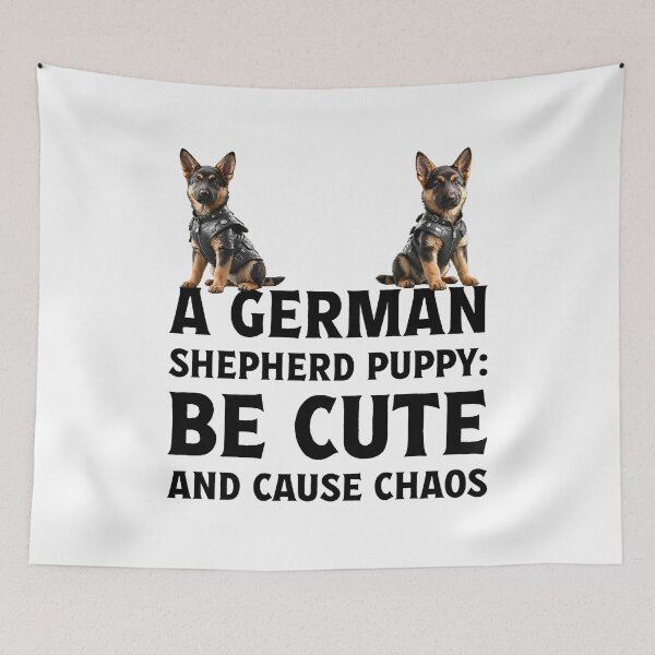 Item preview, Owner of cute pet German Shepherd Alsation puppy dog. designed and sold by Drone-tees.