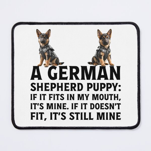 Item preview, Owner of cute pet German Shepherd Alsation puppy dog. designed and sold by Drone-tees.