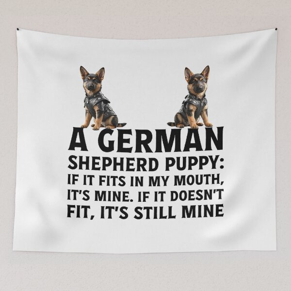 Item preview, Owner of cute pet German Shepherd Alsation puppy dog. designed and sold by Drone-tees.