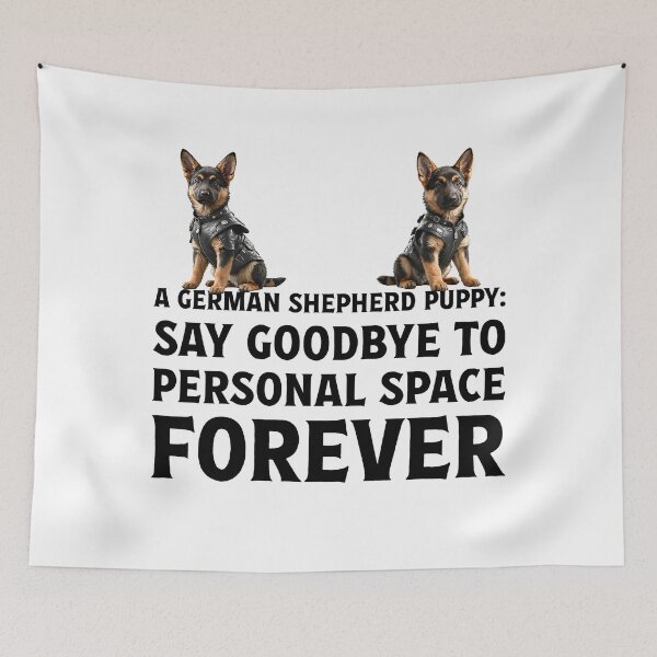 Item preview, Owner of cute pet German Shepherd Alsation puppy dog. designed and sold by Drone-tees.